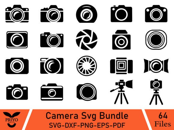 Camera SVG Bundle
