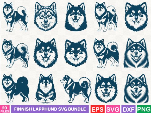 Finnish Lapphund SVG Bundle