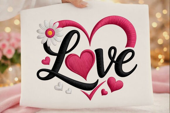 Love Heart Cute Valentine’s Day PNG SVG