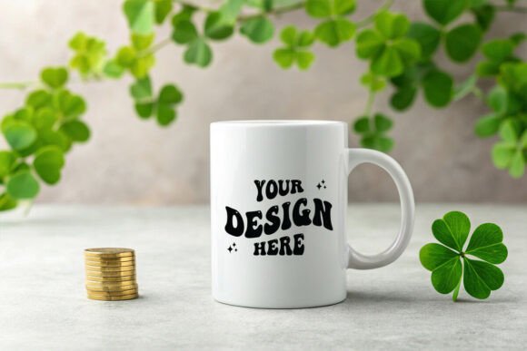 St Patrick’s Day Coffee Mug Mockup